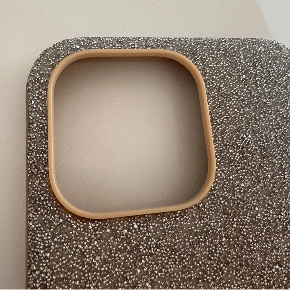 SWAROVSKI- Phone Case- IPhone 15 Pro Max- Crystal- Ombré- Sparkle- Gold- Box - Picture 8 of 16